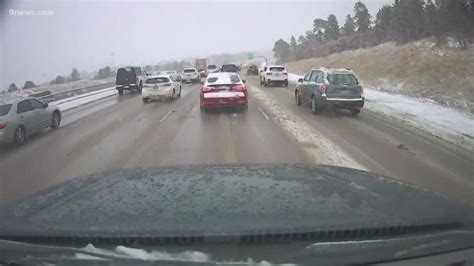 Slick conditions reported across Denver metro area Monday morning